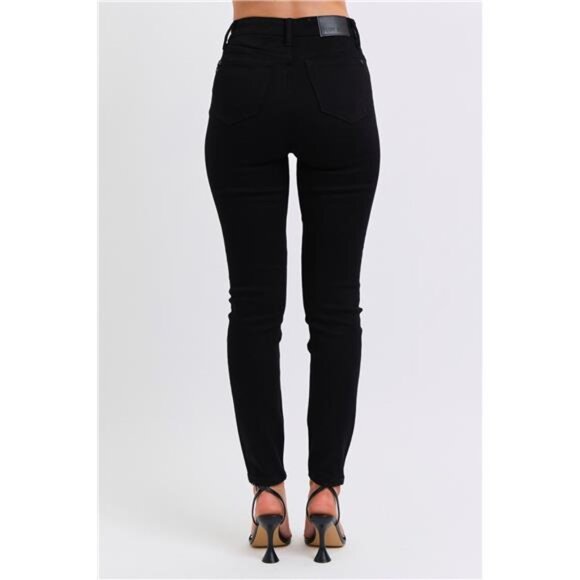 Judy Blue‎ Plus Size HW Faux Leather Skinny Pants - Picture 4 of 7